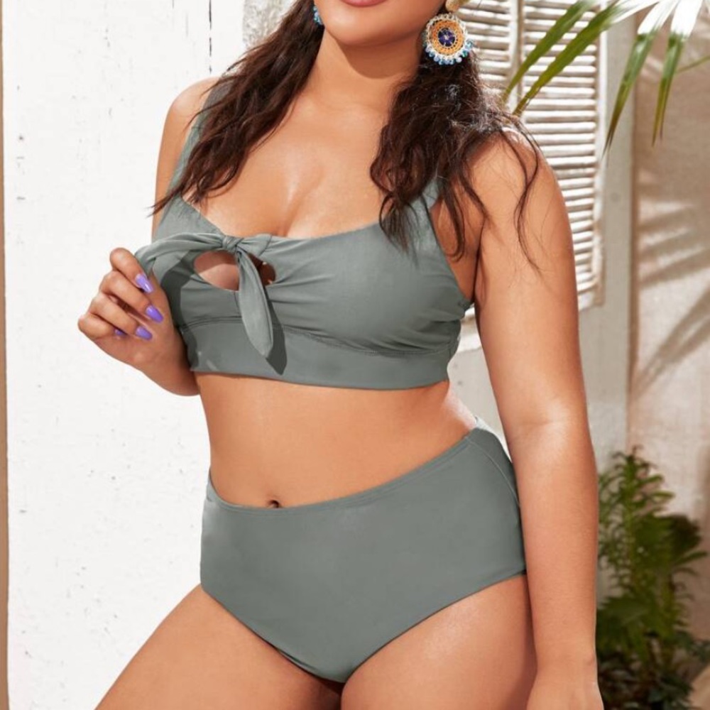 Olive green bikini